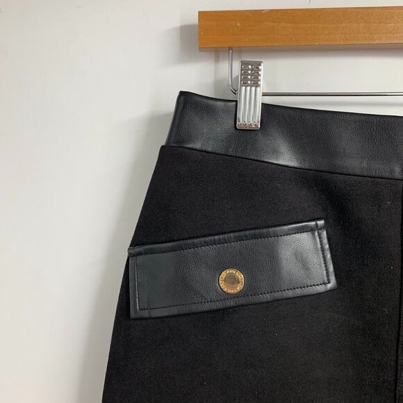 Marc‎ New York Women's A Line Gold Buttons Trim Mini Skirt Size S NWT - Picture 2 of 12